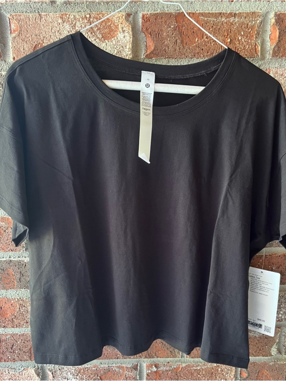 Lululemon black cates tee - size 10
M / US 8-10 • New with tags